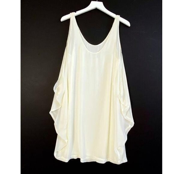 Samsoe Samsoe ivory layered tank dress, Size M - Picture 3 of 13